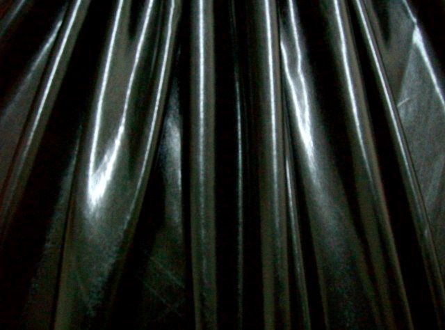 7.Black Shiny Metal Lame 4Way Stretch